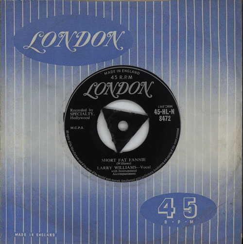 英7” Larry Williams Short Fat Fannie 45HLN8472 London Records /00080 Larry Williams – Short Fat Fannie – Vinyl (7